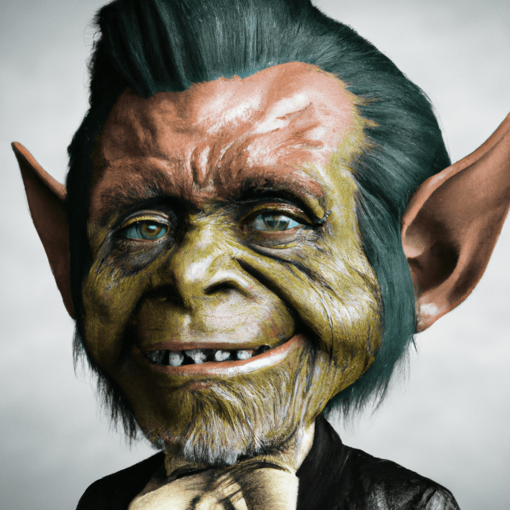 famous people as goblins, elvis goblin, lincoln goblin, photo realistic, high resolution, 4k, trending on artstation