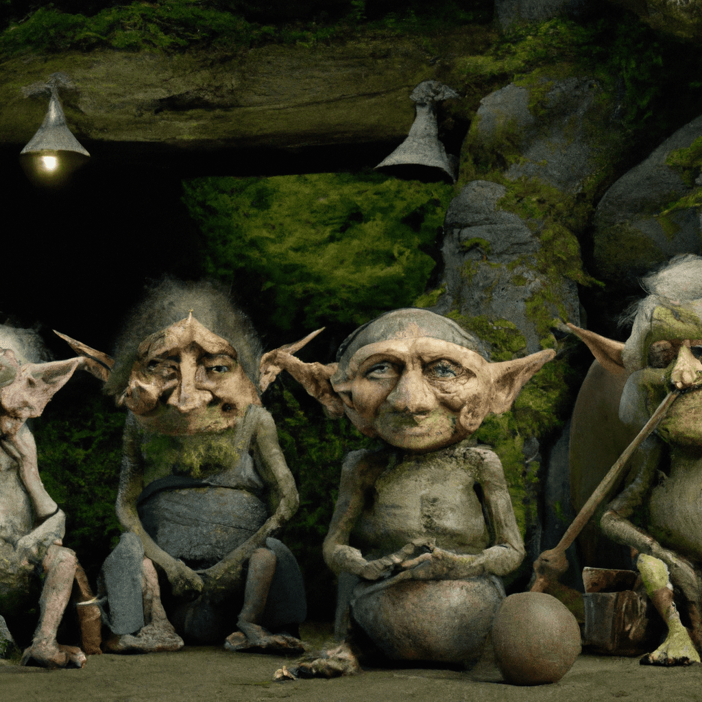 old timey goblins , high resolution, photo realistic, 4k